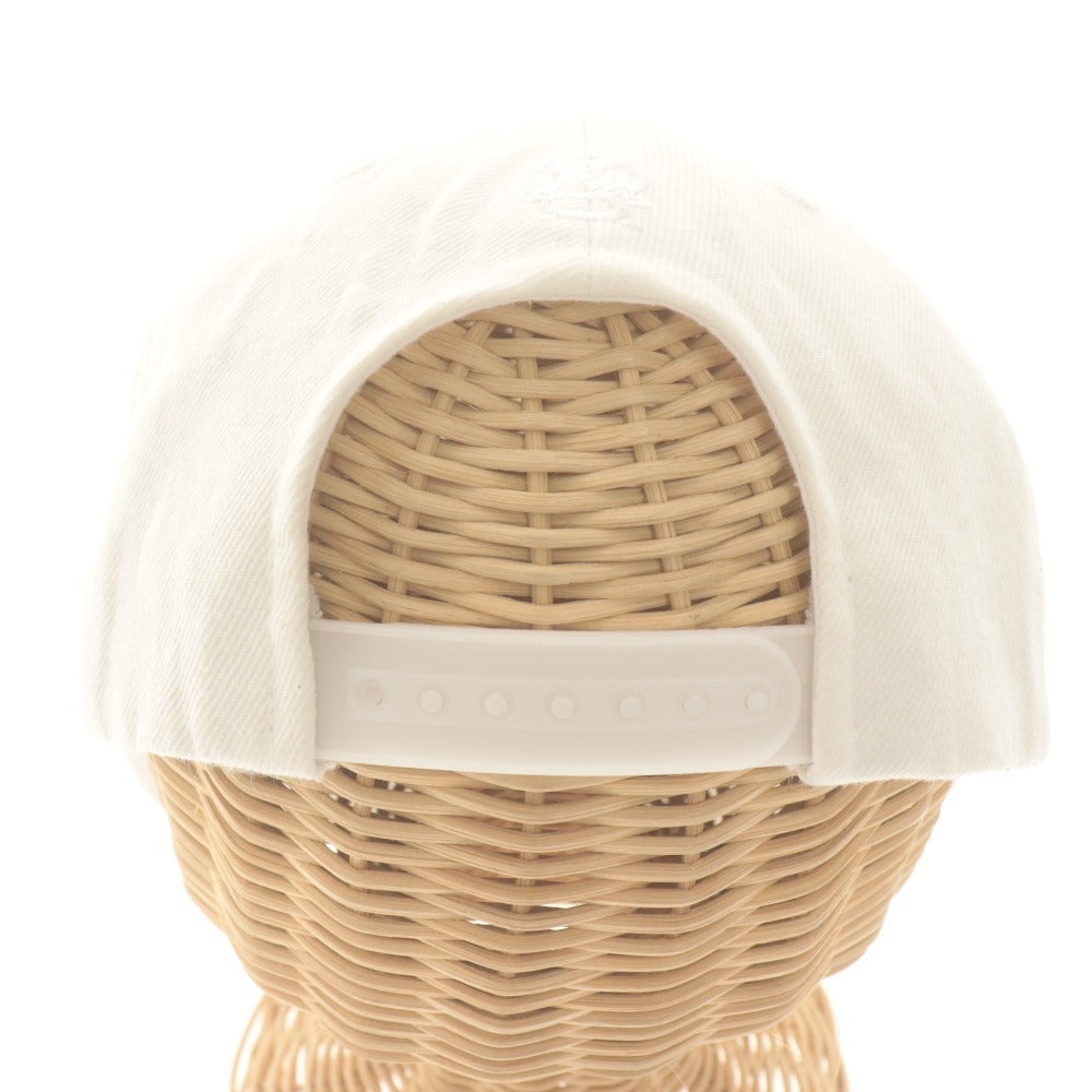 ■ Russeluno ラッセルノ ゴルフキャップ 帽子 CD-81301 ロゴワッペン アクリル Kankou メンズ レディース F(フリーサイズ) 白 ホワイト
