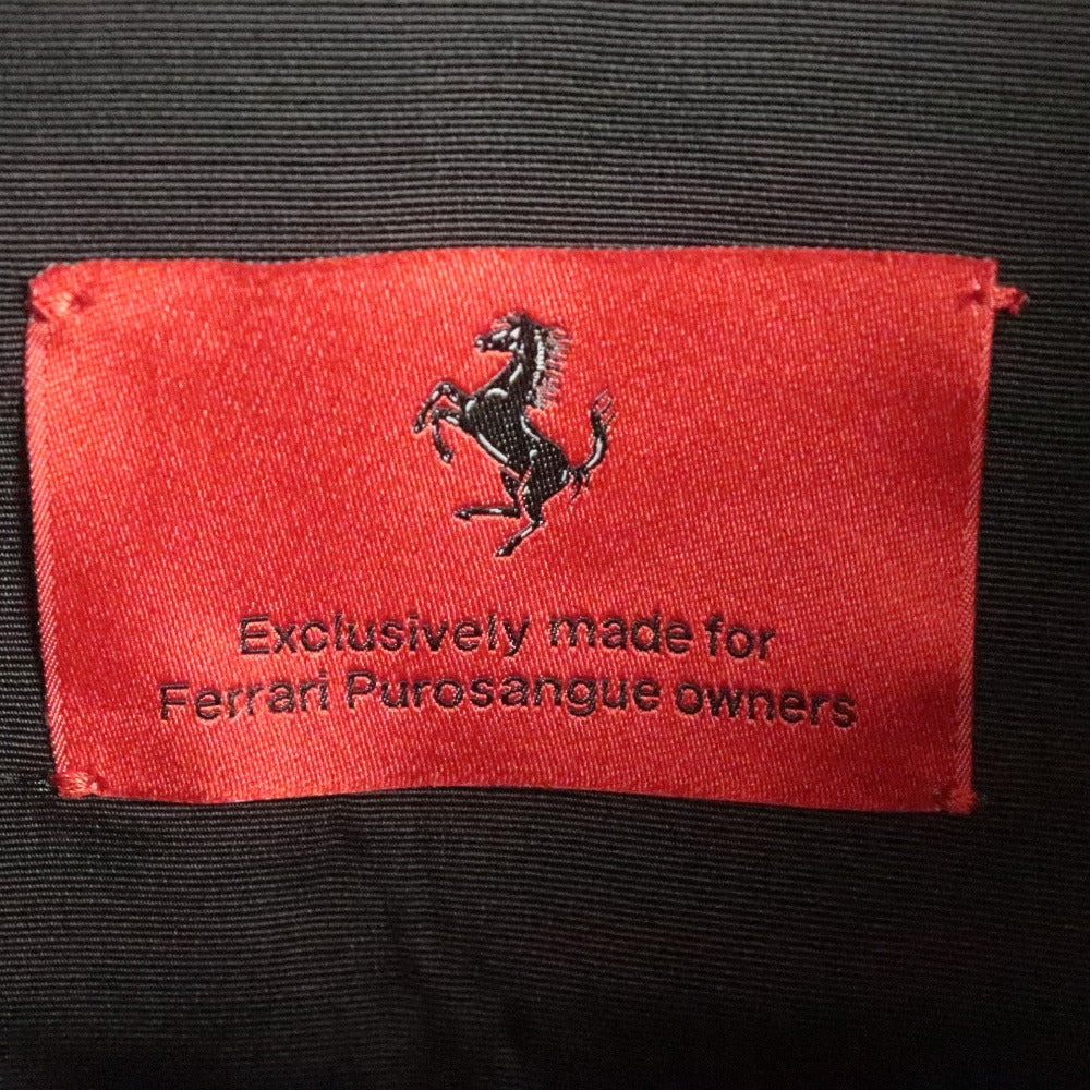■ Ferrari フェラーリ バックパック プロサングエ 鞄 F175 ロゴ メンズ レディース ダークグレー 袋/タグ付き 未使用
