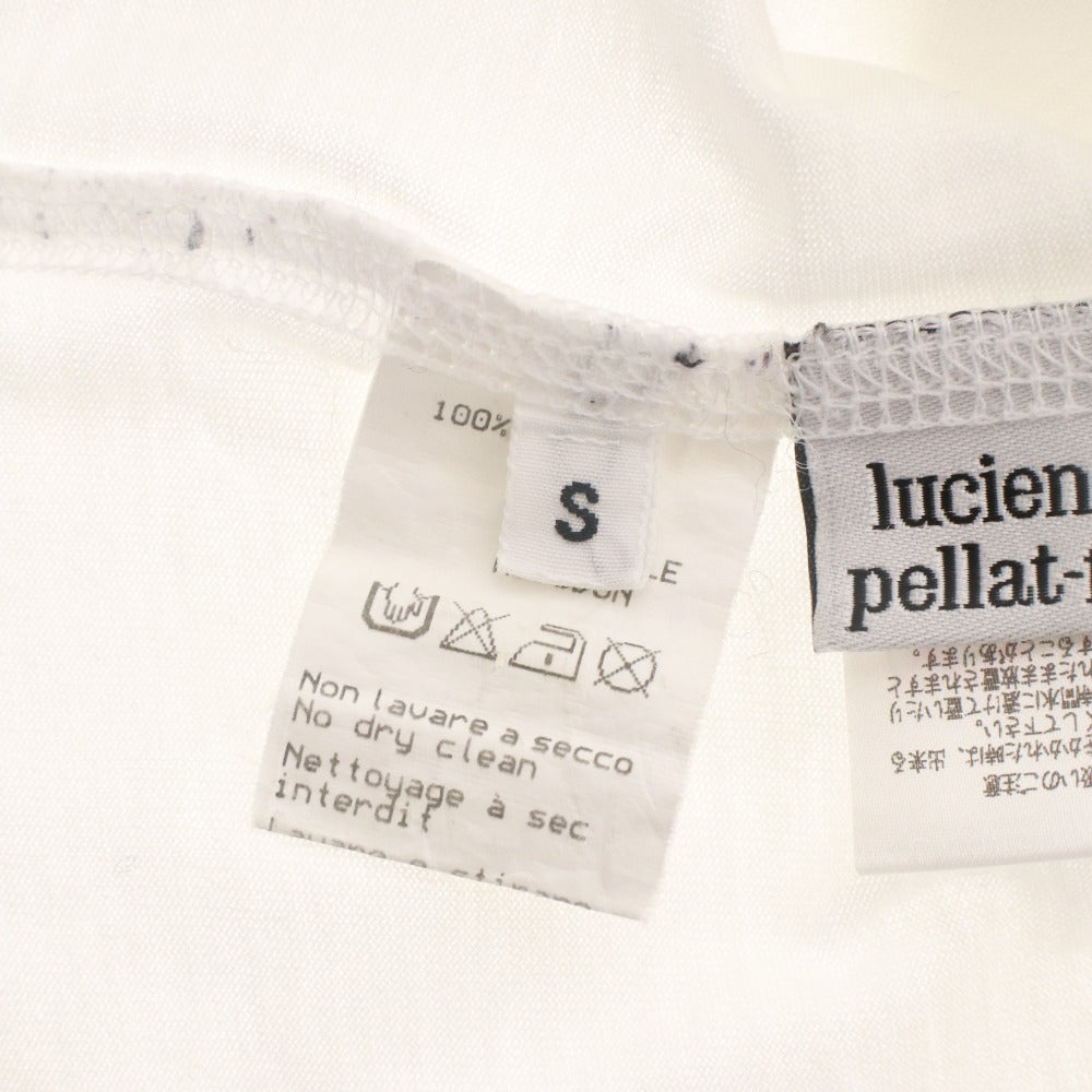 ■ ルシアンペラフィネ Lucien Pellat-Finet カットソー 長袖 ロンT バックプリント ドクロ スカル レディース S ホワイト系