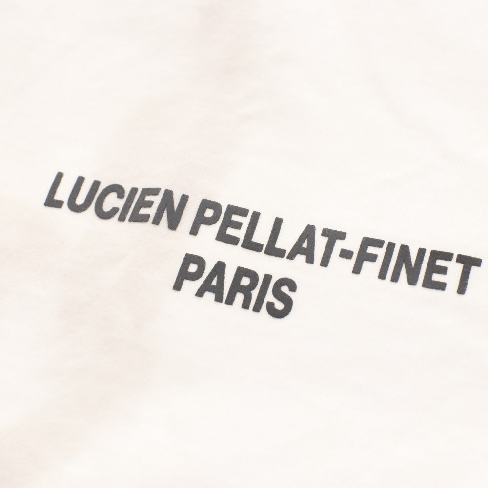 ■ ルシアンペラフィネ lucien pellat-finet Tシャツ 半袖 トップス カットソー スカル ドクロ プリント ロゴ レディース S ホワイト