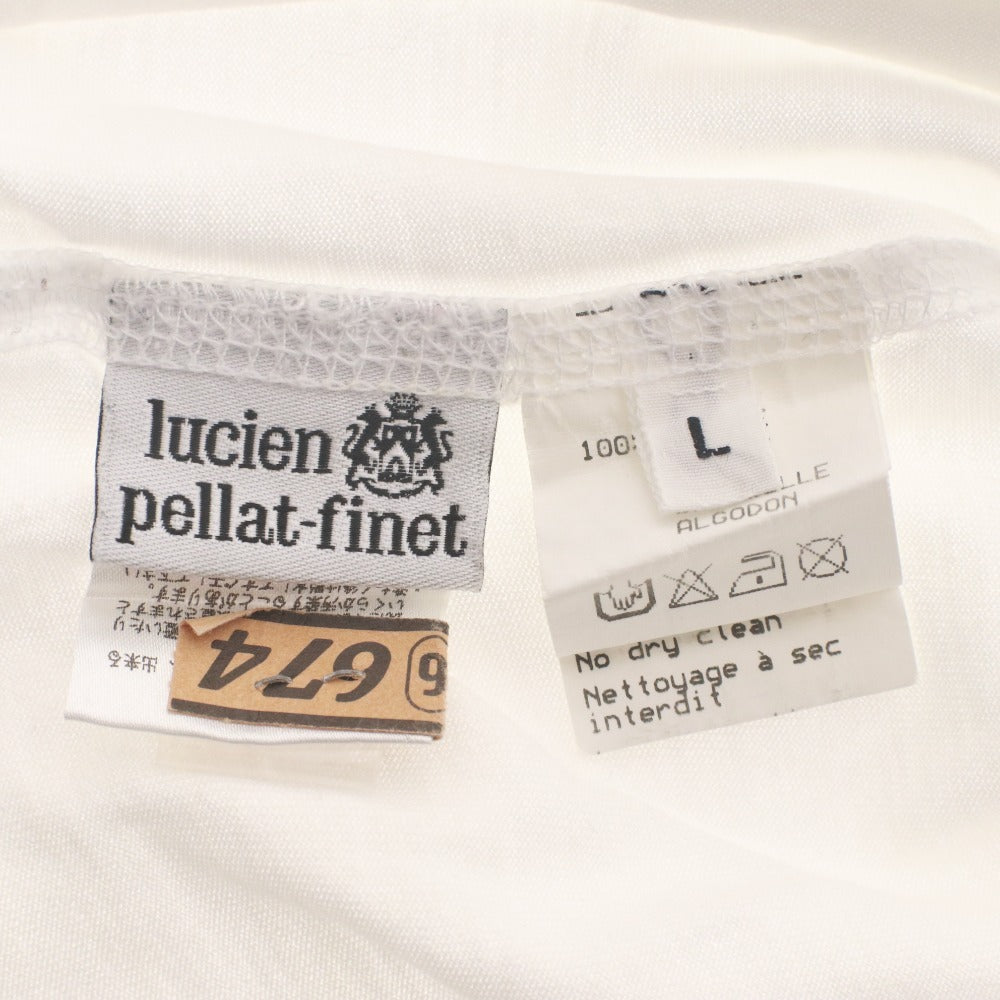 ■ ルシアンペラフィネ Lucien Pellat-Finet カットソー 長袖トップス ロンT ドクロ スカル バックプリント レディース メンズ L ホワイト