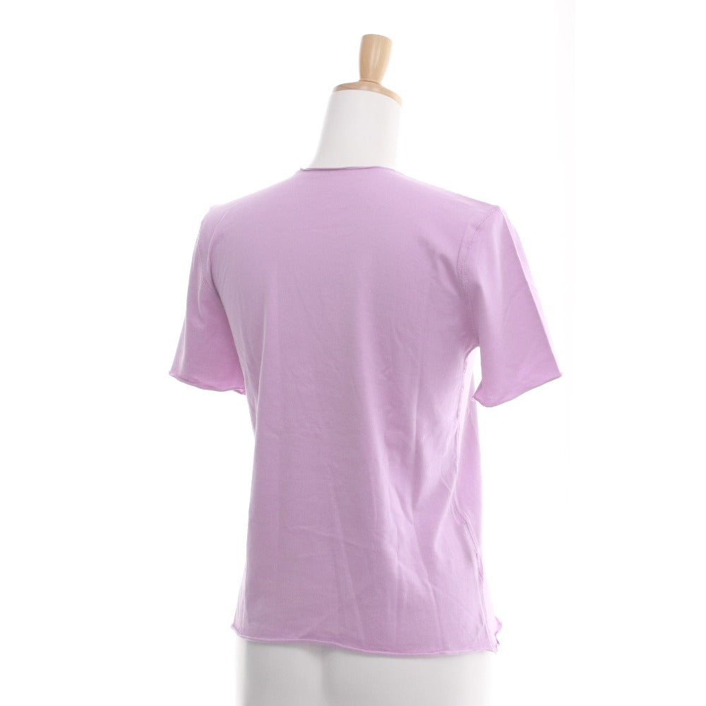 ■ ルシアンペラフィネ lucien pellat-finet Tシャツ 半袖 丸首 トップス カットソー スカル ドクロ スタッズ レディース S パープル
