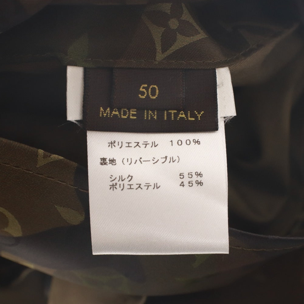 ■ ルイヴィトン シュプリーム コラボ トレンチコート RM172 DOL HDC90W 迷彩 メンズ 50(L～LL相当）ベージュ カーキ系 未使用 付属品付き