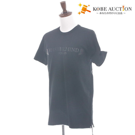 ■ マスターマインドワールド MASTERMIND WORLD Tシャツ 半袖 トップス カットソー ロゴ プリント スカル ドクロ メンズ M ブラック