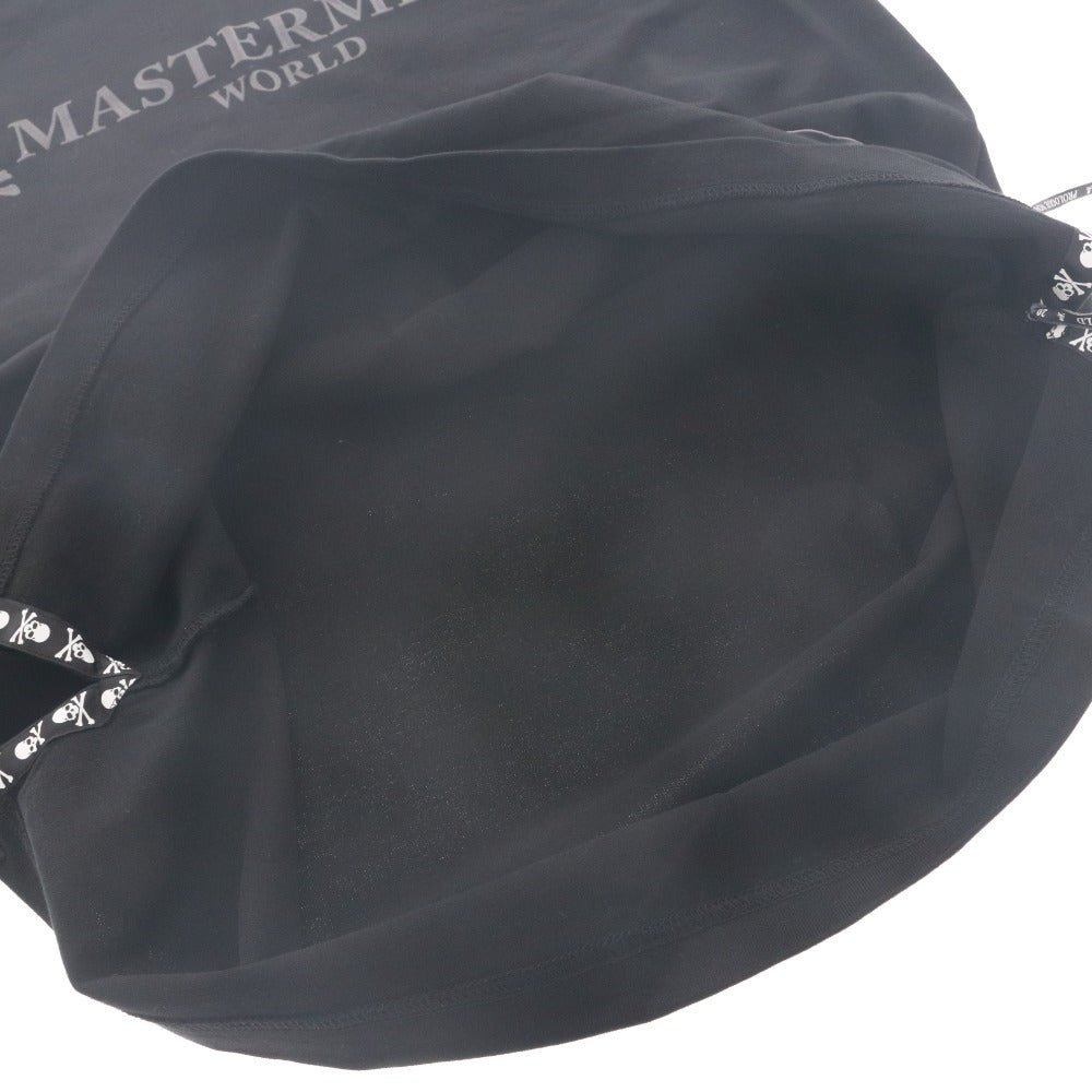 ■ マスターマインドワールド MASTERMIND WORLD Tシャツ 半袖 トップス カットソー ロゴ プリント スカル ドクロ メンズ M ブラック