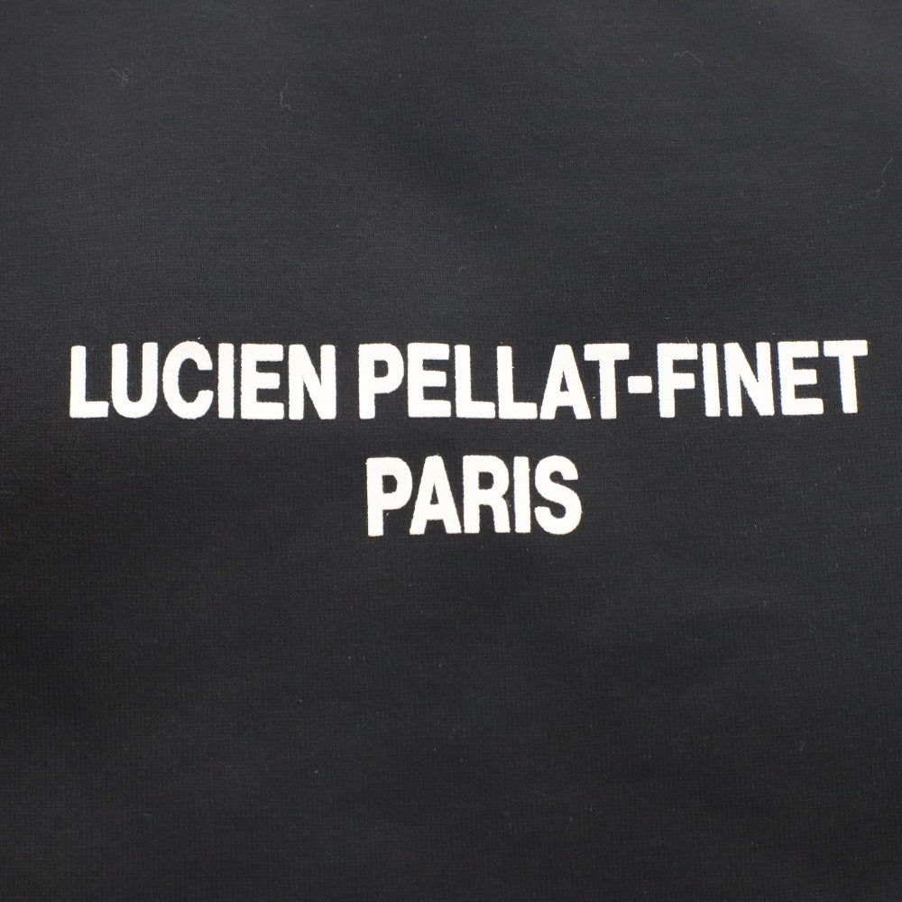 ■ Lucien Pellat-Finet T-Shirt Short Sleeve Crew Neck Top Cut and Sew Skull Print Men's L Black