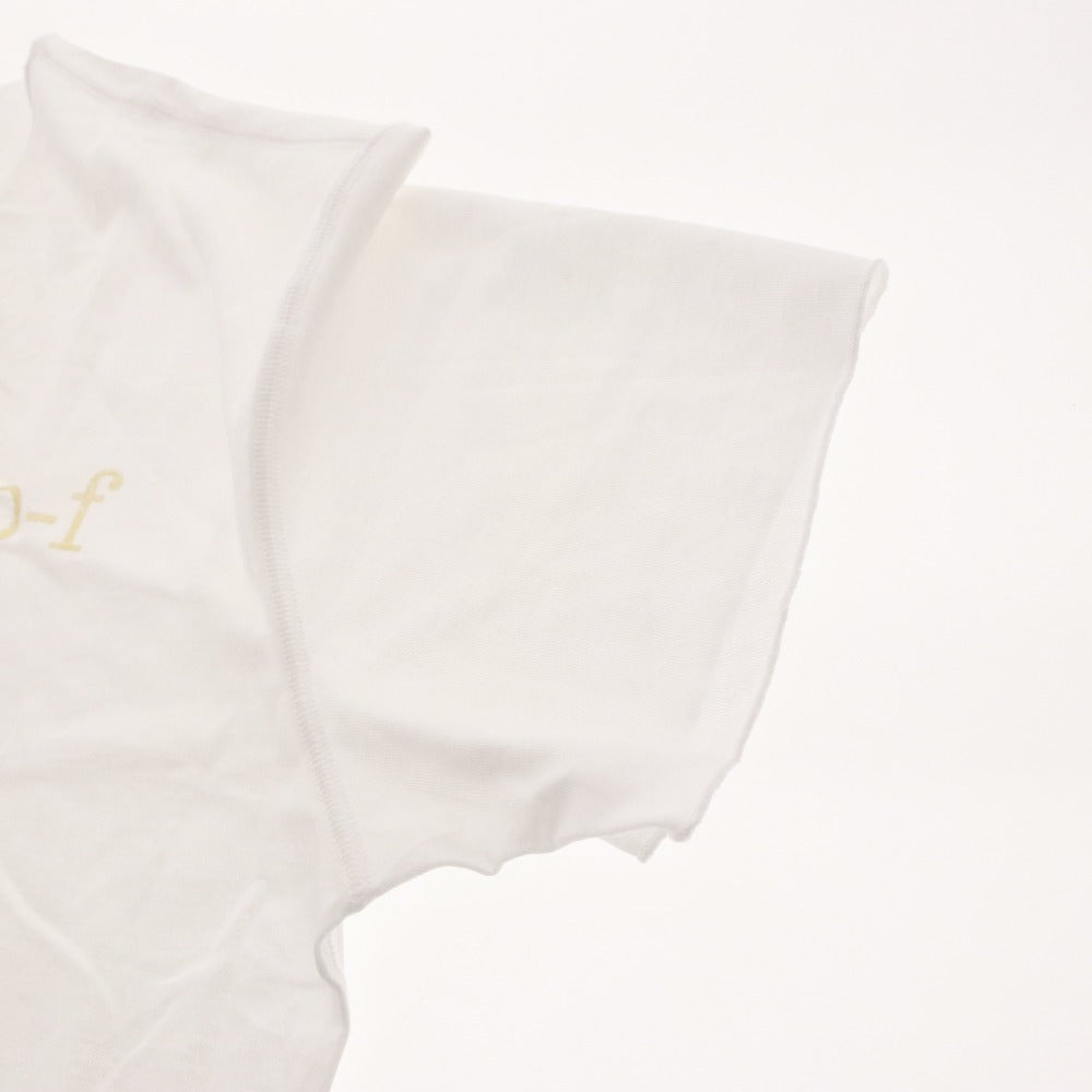 ■ ルシアンペラフィネ lucien pellat-finet Tシャツ 半袖 Vネック トップス カットソー スカル ドクロ プリント メンズ L ホワイト
