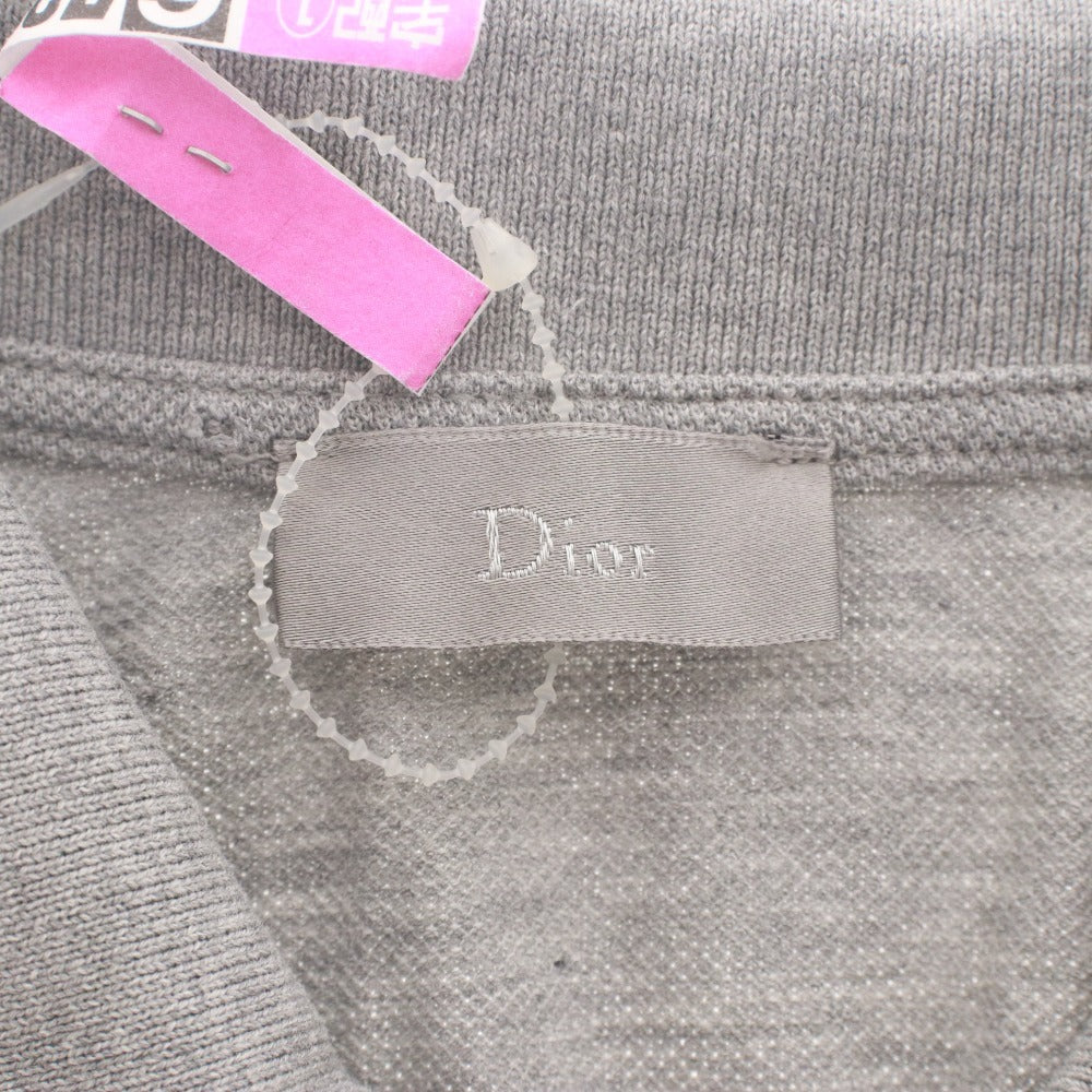 ■ クリスチャンディオール ChristianDior ポロシャツ 半袖 1631IP800P085 ビー Bee ワンポイント メンズ 50(L相当）グレー