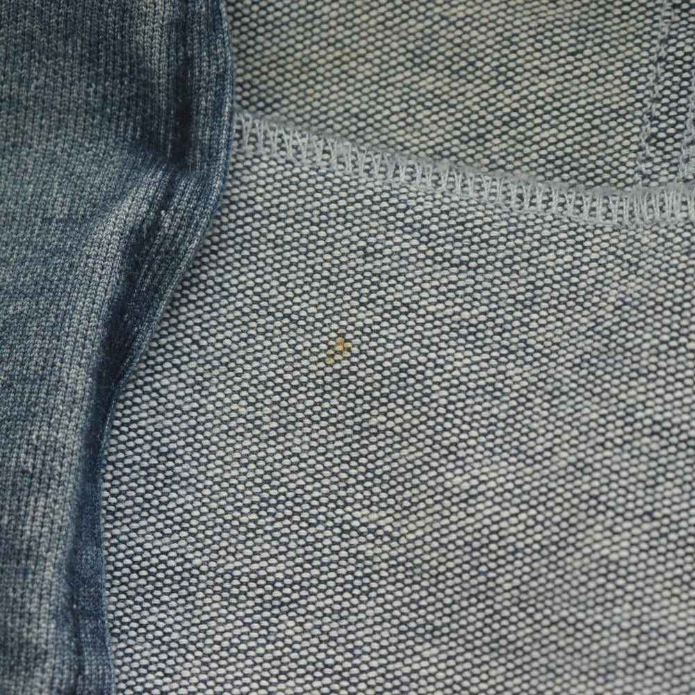■ DOLCE＆GABBANA ドルチェアンドガッバーナ パーカー 長袖 トップス デニム ジップアップ フーディ キッズ 11/12 144-156cm ブルー