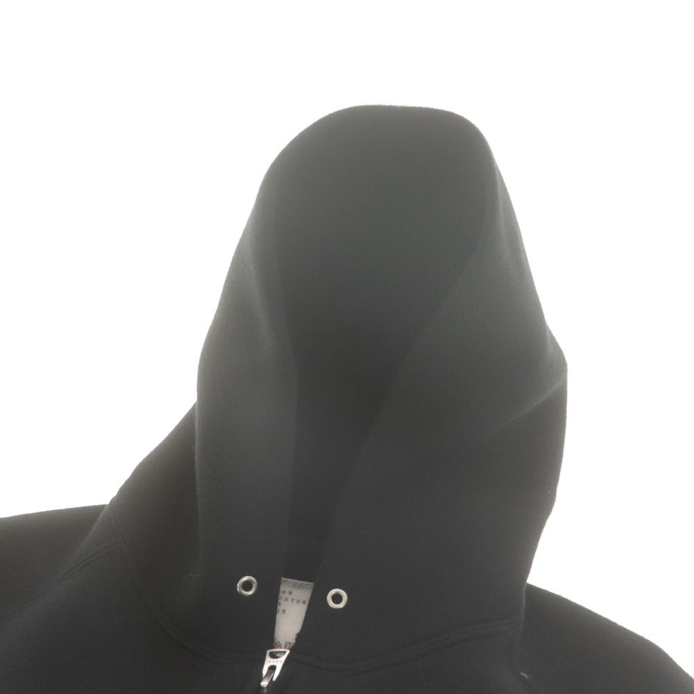 ■ sacai サカイ パーカー ブルゾン 長袖 アウター ダブルジップ フーディ ドッキング レディース 1 ブラック