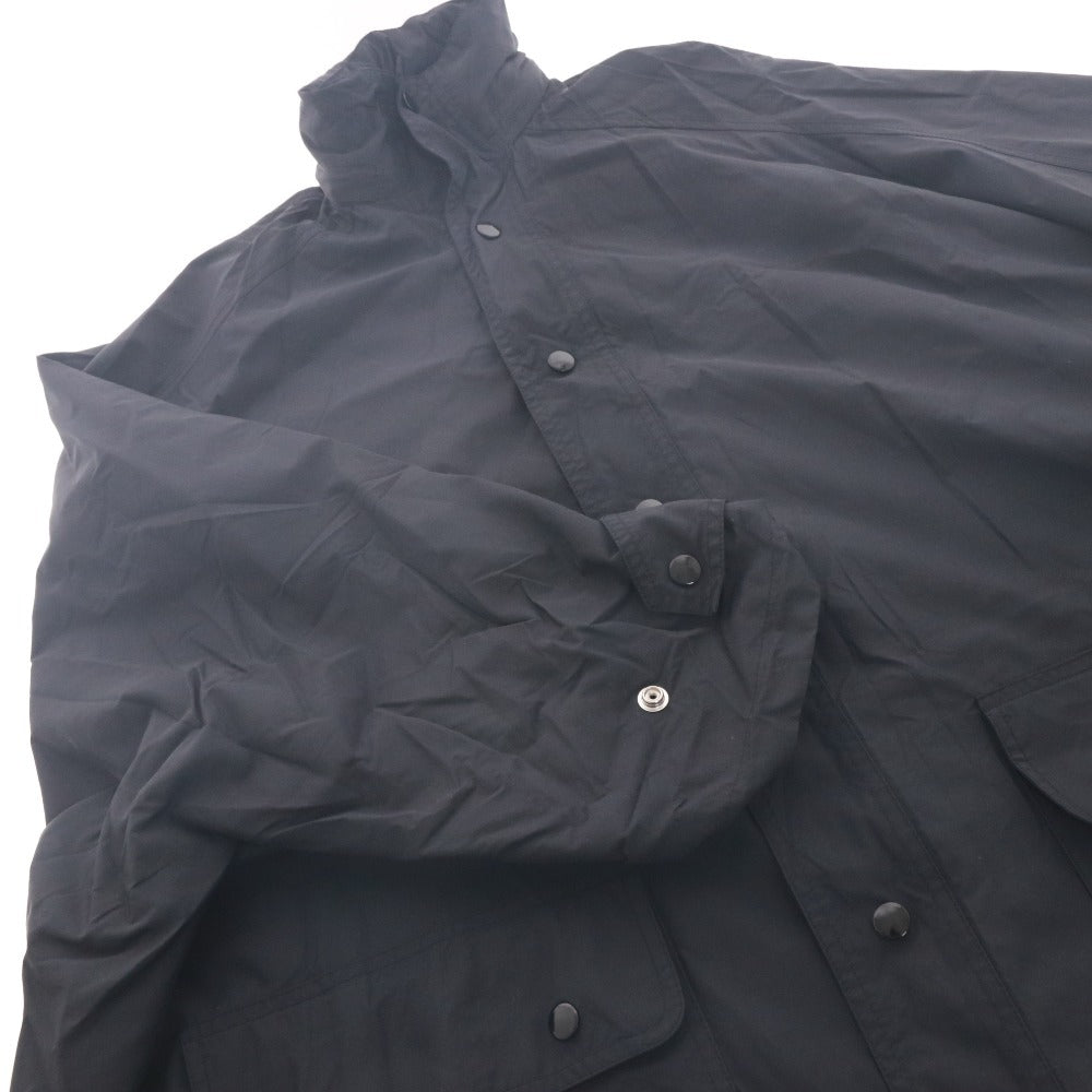 ■ バレンシアガ BALENCIAGA オペラレインコート アウター 505145 TXD12 1000 オーバーサイズ イタリア製 ナイロン メンズ 36 ブラック