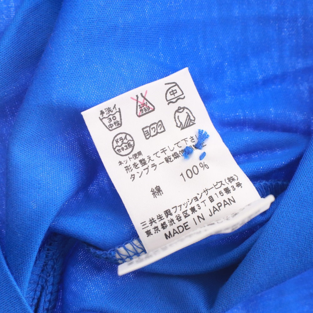 ■ レオナールスポーツ LEONARD SPORT ポロシャツ 半袖 トップス 花柄 フラワー カットソー レディース 36(S相当）ブルー タグ付き 未使用