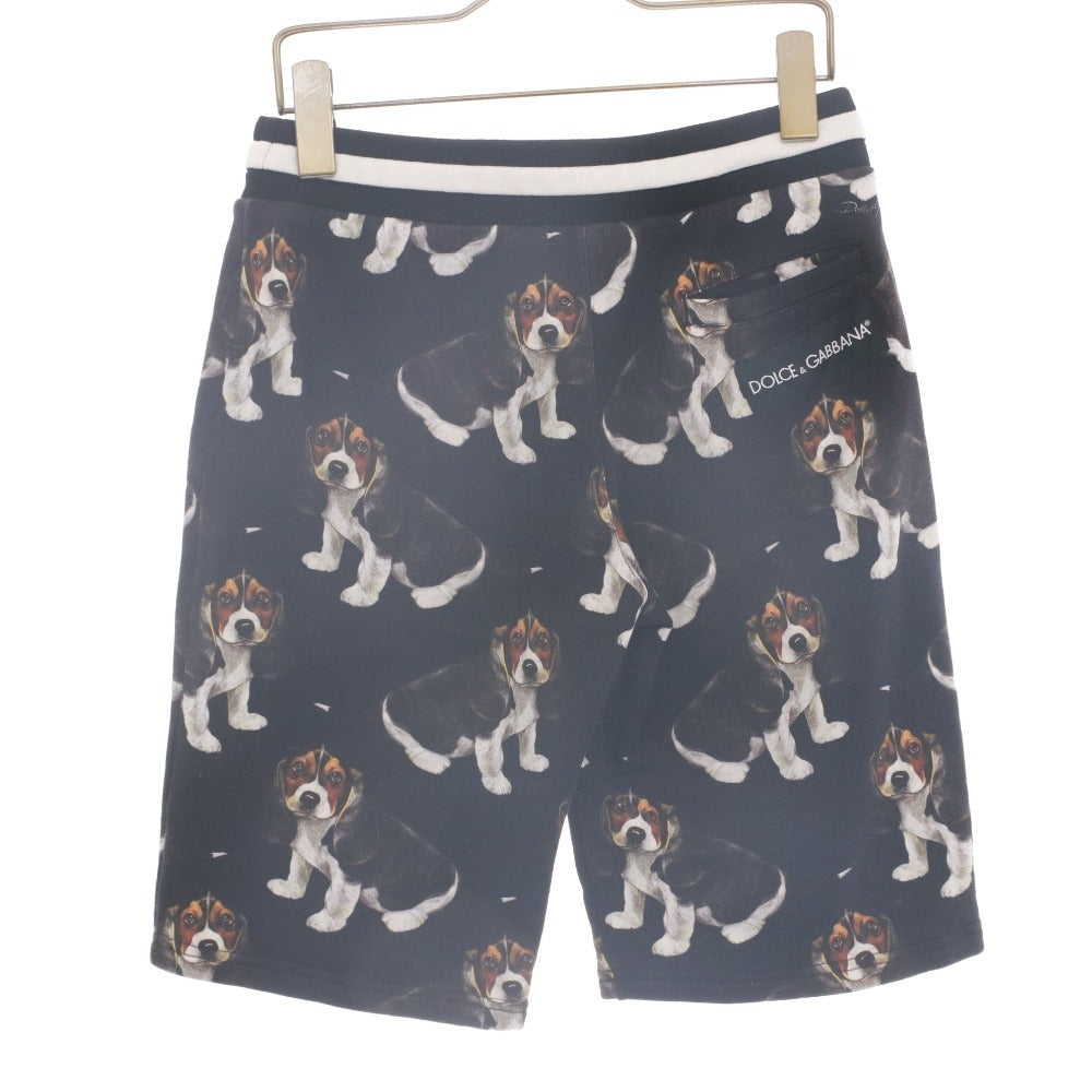■ ドルチェアンドガッバーナ ハーフパンツ ショート ボトムス 犬 ドッグ キッズ ジュニア 子供 11/12(144-156cm) ブラック系