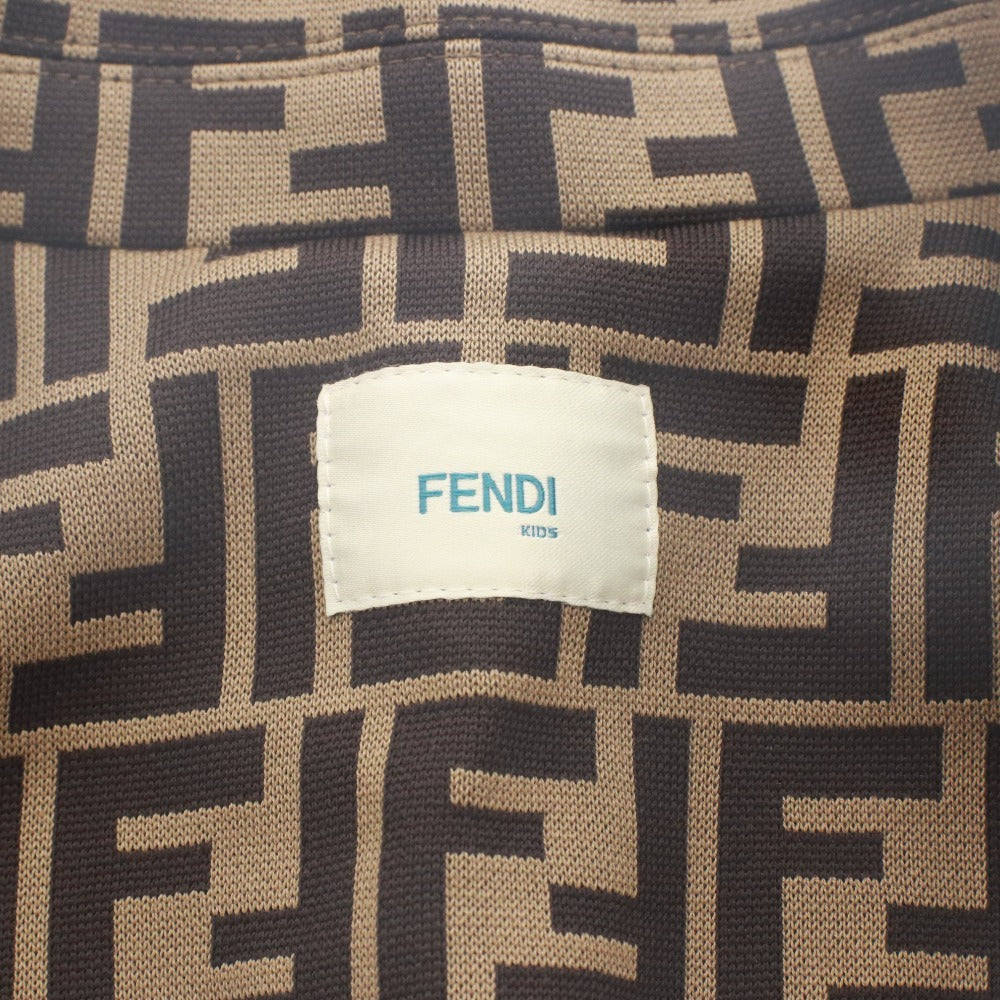 ■ フェンディ FENDI KIDS ジャケット 長袖 アウター ズッカ柄 キッズ ジュニア 子供 12A(150~160cm相当）ブラウン系