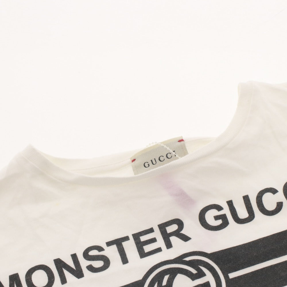 ■ グッチ GUCCI Tシャツ 半袖 トップス ロゴ イタリア製 キッズ ジュニア 子供 10(140cm相当）ホワイト系