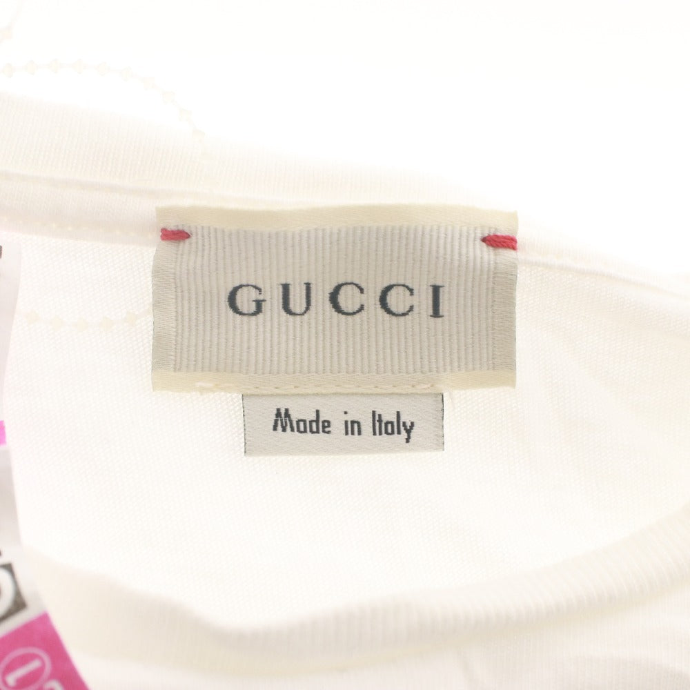 ■ グッチ GUCCI Tシャツ 半袖 トップス ロゴ イタリア製 キッズ ジュニア 子供 10(140cm相当）ホワイト系