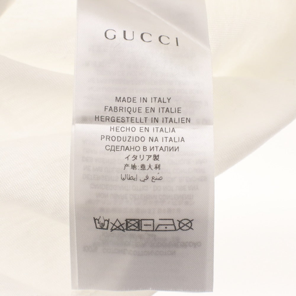 ■ グッチ GUCCI Tシャツ 半袖 トップス ロゴ イタリア製 キッズ ジュニア 子供 10(140cm相当）ホワイト系