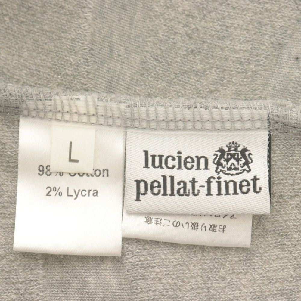 ■ Lucien Pellat-Finet ルシアンペラフィネ ハーフパンツ ショートパンツ ボトムス スウェット スカル ラインストーン メンズ L グレー