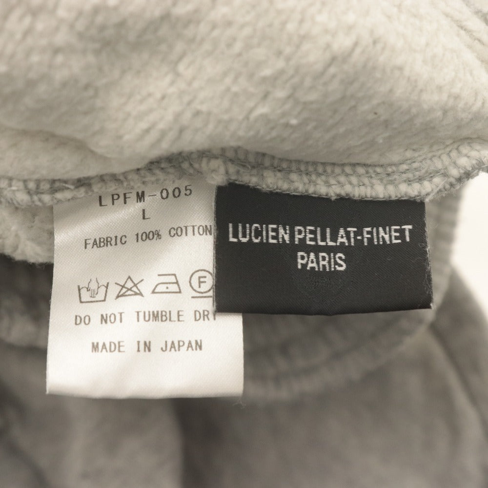 ■ Lucien Pellat-Finet PARIS ルシアンペラフィネ ハーフパンツ ショートパンツ ボトムス スウェット スカル メンズ L グレー