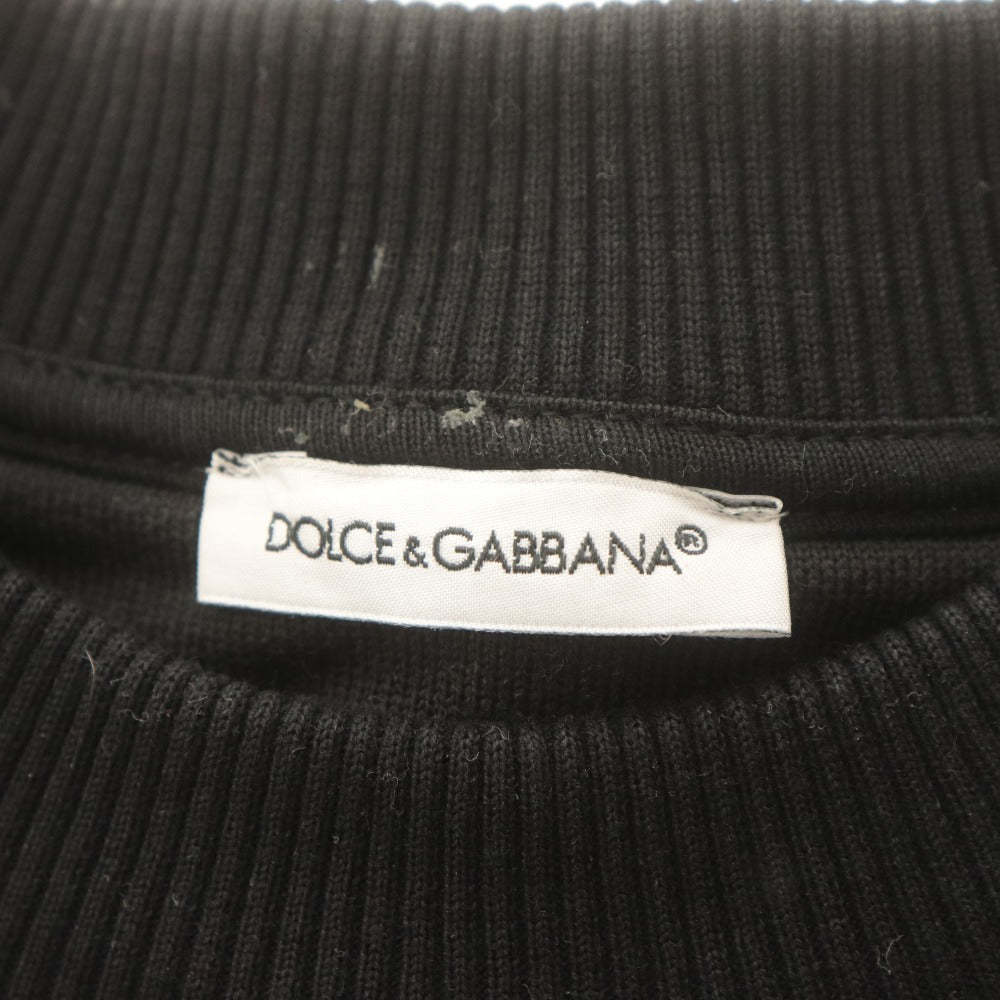 ■ ドルチェアンドガッバーナ DOLCE&GABBANA トップス 長袖 スウェット ヘリテージ 子供服 キッズ ジュニア 11/12(144-156cm）ブラック系