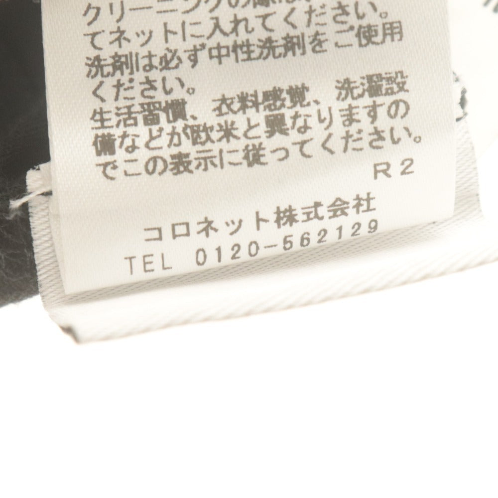 ■ Lucien Pellat-Finet ルシアンペラフィネ カットソー 長袖 トップス スカル ラインストーン コットン メンズ L ブラック
