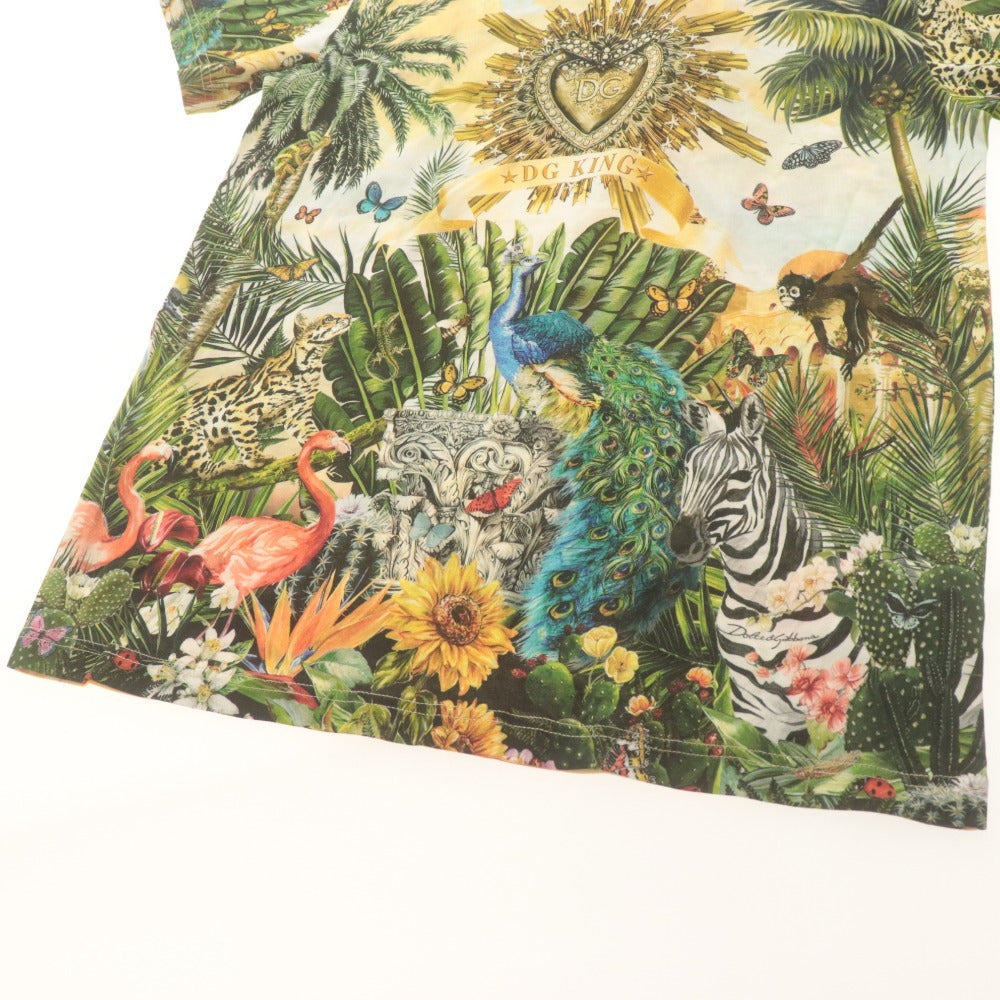 ■ ドルチェアンドガッバーナ Tシャツ トップス 半袖 DGKING 子供服 キッズ ジュニア 11/12(144-156cm）マルチカラー タグ付き 未使用