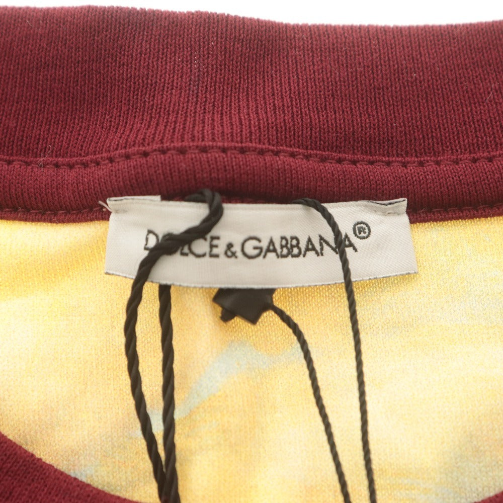 ■ ドルチェアンドガッバーナ Tシャツ トップス 半袖 DGKING 子供服 キッズ ジュニア 11/12(144-156cm）マルチカラー タグ付き 未使用