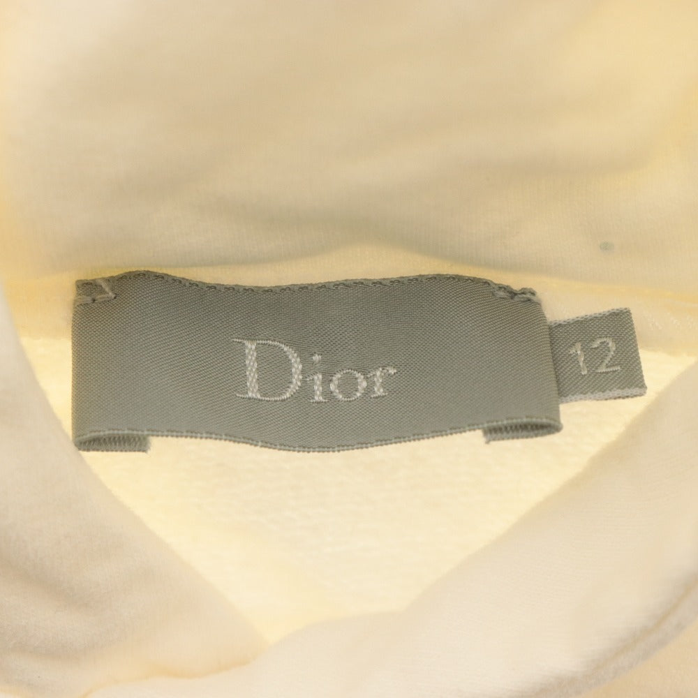 ■ クリスチャンディオール ChristianDior パーカー スウェット 長袖 トップス ロゴ 子供服 キッズ ジュニア 12(150相当）アイボリー系