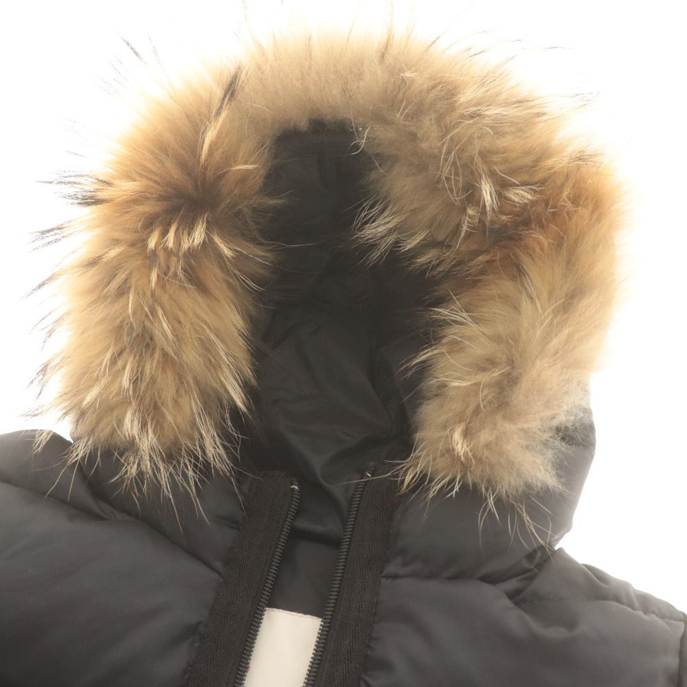 ■ モンクレール MONCLER ダウンコート ジャケット アウター フード ファー取り外し可 子供服 キッズ 128 ダークネイビー
