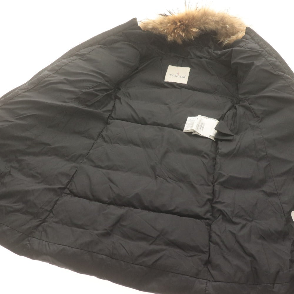 ■ モンクレール MONCLER ダウンコート ジャケット アウター フード ファー取り外し可 子供服 キッズ 128 ダークネイビー