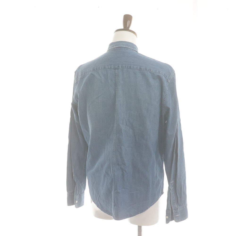 ■ Frank & Eileen フランクアンドアイリーン シャツ 長袖 トップス PAUL デニム コットン メンズ S ブルー