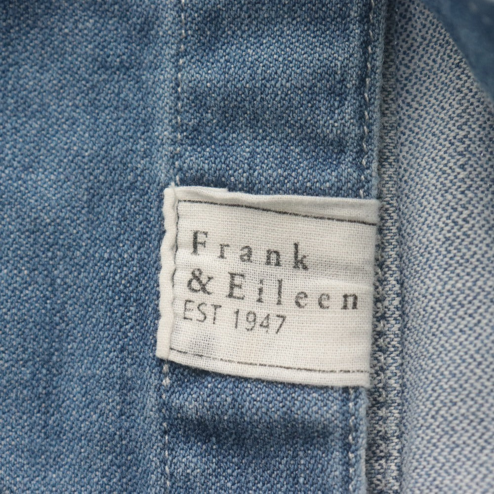 ■ Frank & Eileen フランクアンドアイリーン シャツ 長袖 トップス PAUL デニム コットン メンズ S ブルー