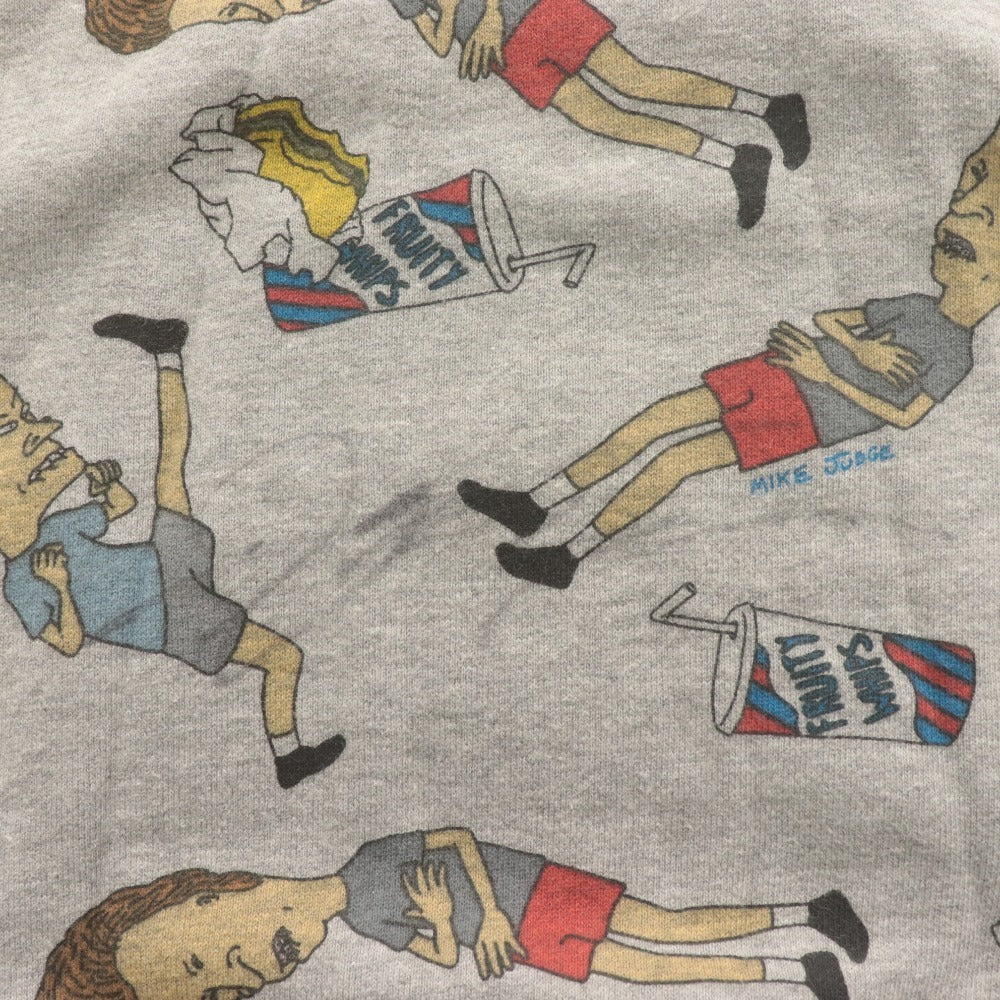 ■ パーリーゲイツ × BEAVIS AND BUTT-HEAD セットアップ トップス ボトムス ダブルジップパーカー ミニスカート レディース 4 0 グレー