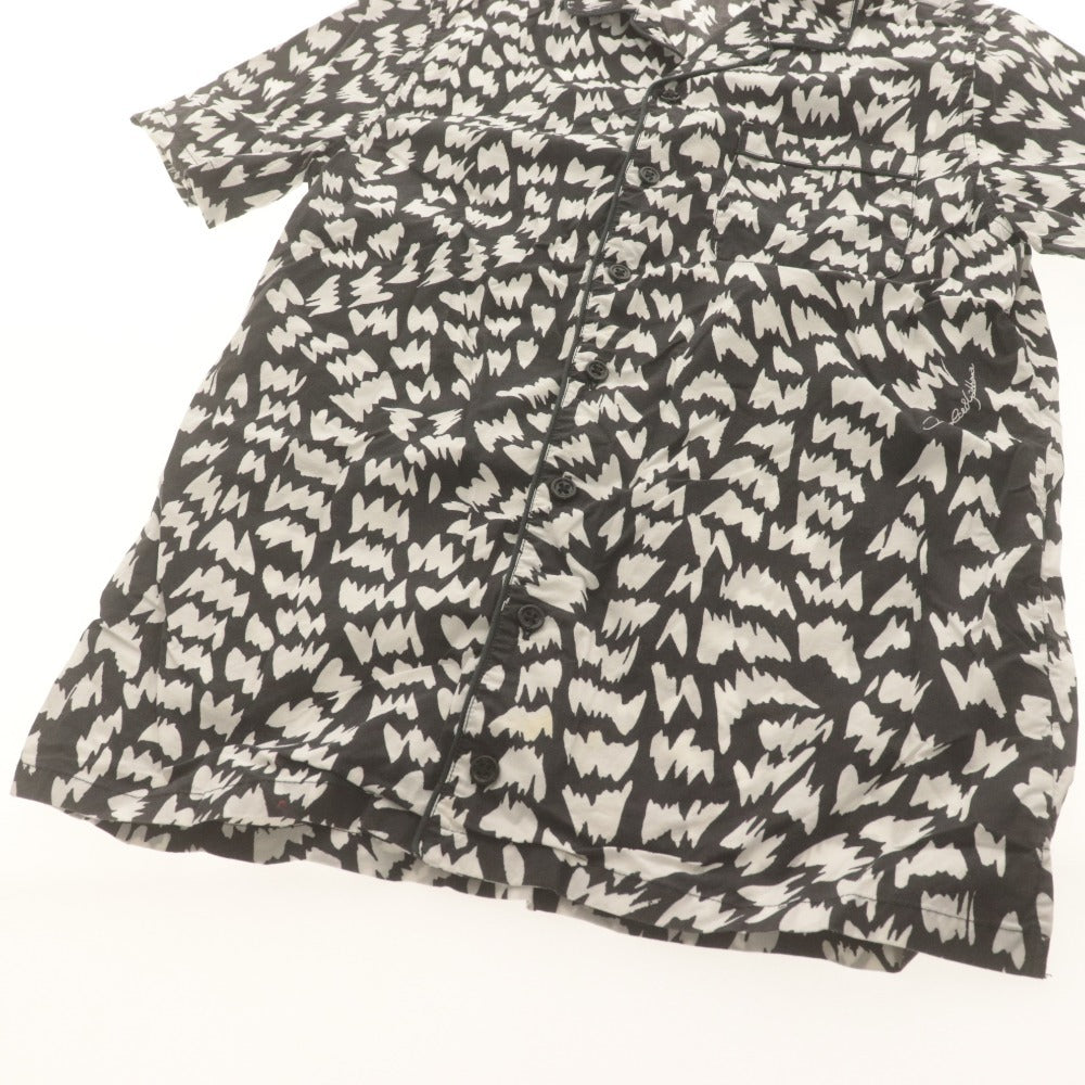 ■ ドルチェアンドガッバーナ シャツ 半袖 トップス 総柄 子供服 キッズ ジュニア 11/12(144-156cm）ホワイト ブラック系