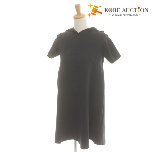■ クリスチャンディオール ChristianDior ワンピース 半袖 フード Aライン 子供服 女の子 キッズ ジュニア 12+(150-160) ネイビー