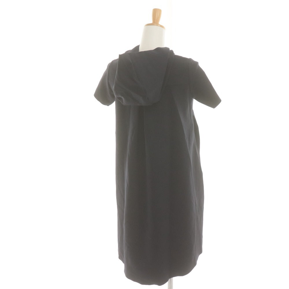 ■ クリスチャンディオール ChristianDior ワンピース 半袖 フード Aライン 子供服 女の子 キッズ ジュニア 12+(150-160) ネイビー