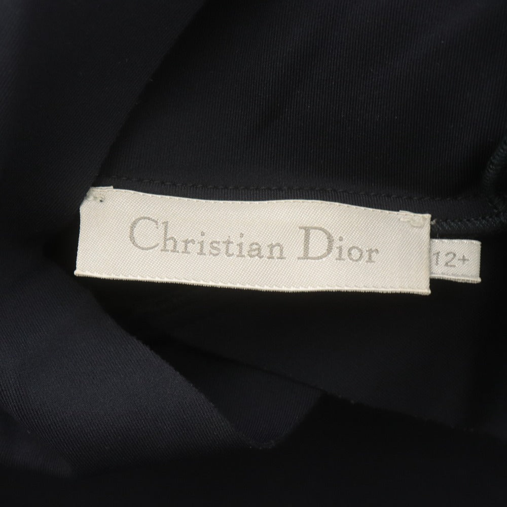 ■ クリスチャンディオール ChristianDior ワンピース 半袖 フード Aライン 子供服 女の子 キッズ ジュニア 12+(150-160) ネイビー