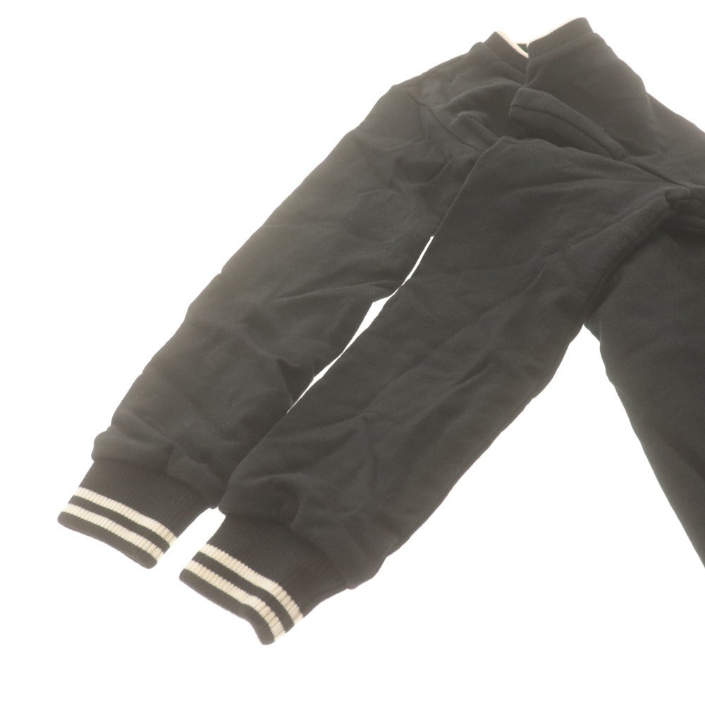 ■ ドルチェアンドガッバーナ DOLCE&GABBANA ワンピース 長袖 スウェット ワッペン 子供服 キッズ ジュニア 9/10(132-143cm）ブラック系