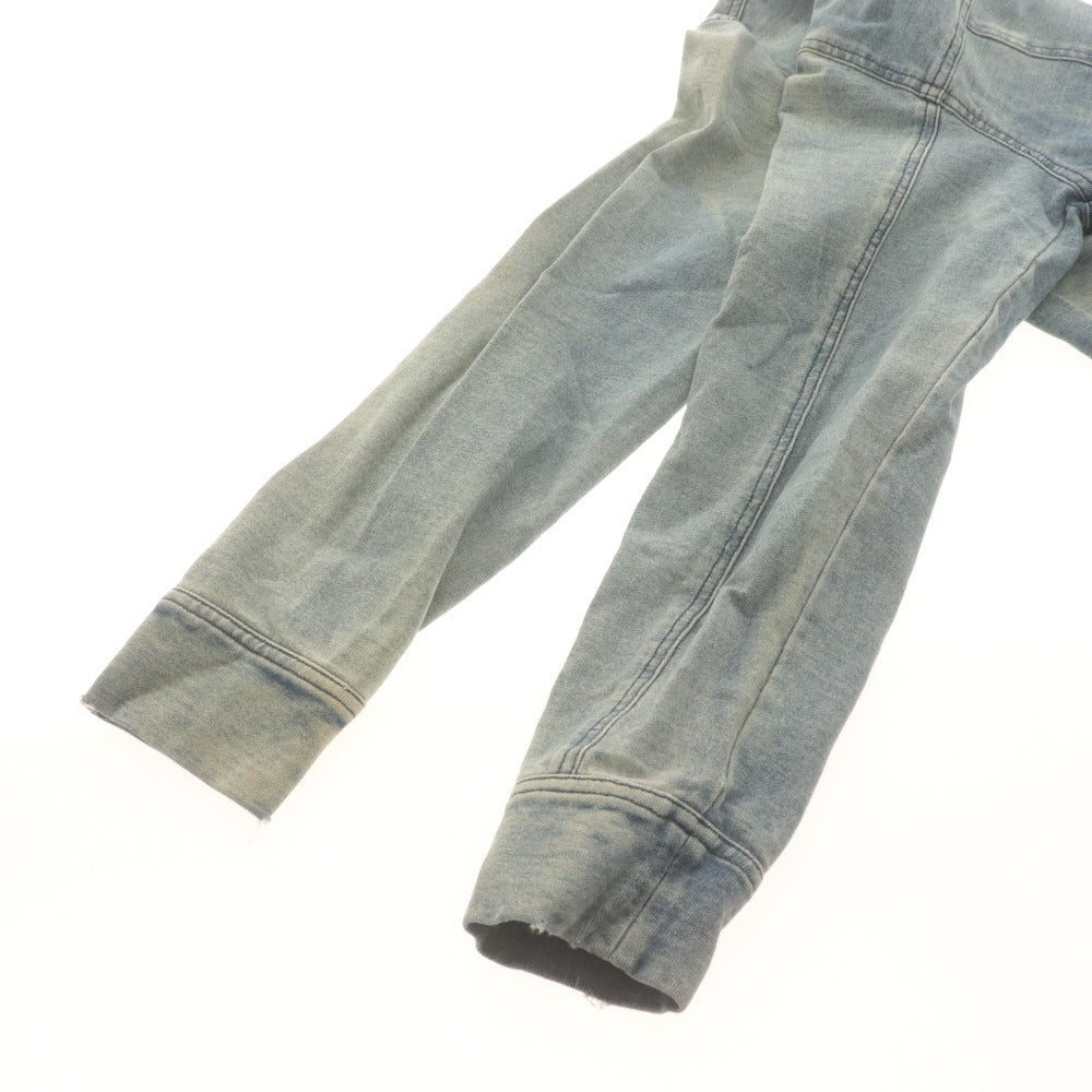 ■ ドルチェアンドガッバーナ DOLCE&GABBANA ジップアップパーカー 長袖 トップス デニム 子供服 キッズ 7/8 (120-131) ライトブルー
