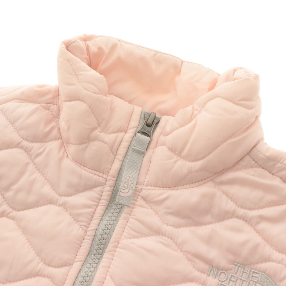 ■ ノースフェイス ジャケット 長袖 アウター 中わた キルティング 子供服 キッズ ガールズ M 10/12(140-150相当）ライトピンク