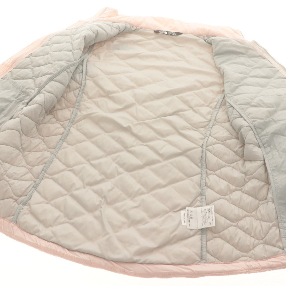 ■ ノースフェイス ジャケット 長袖 アウター 中わた キルティング 子供服 キッズ ガールズ M 10/12(140-150相当）ライトピンク