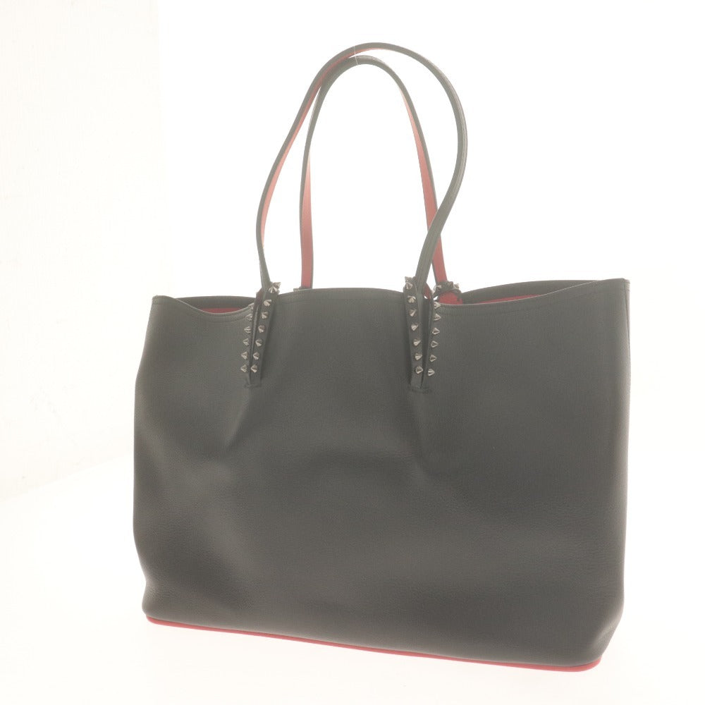 ■ Christian Louboutin クリスチャンルブタン ハンドバッグ トートバッグ 鞄 カバタ スタッズ メンズ レディース ブラック 付属品付き