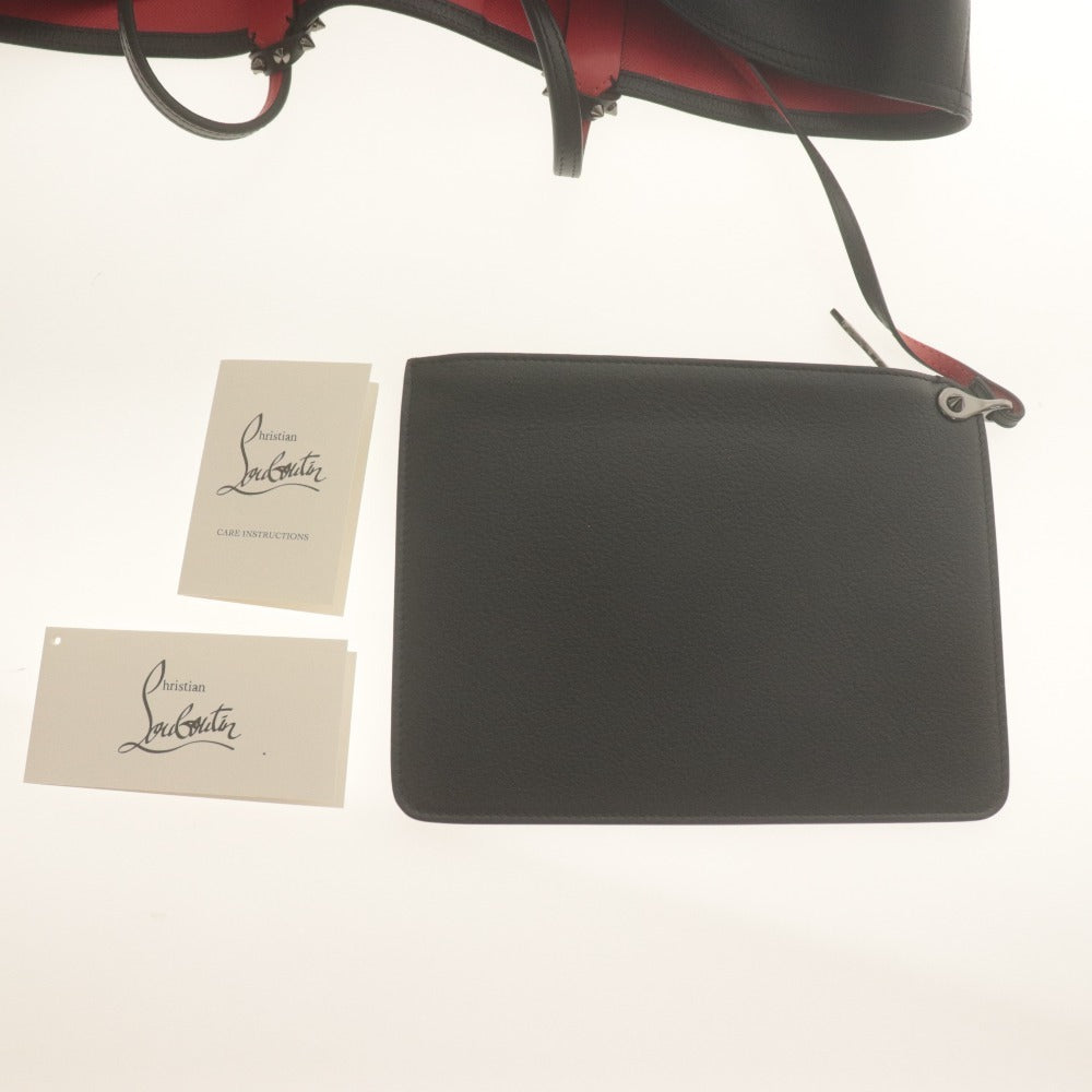 ■ Christian Louboutin クリスチャンルブタン ハンドバッグ トートバッグ 鞄 カバタ スタッズ メンズ レディース ブラック 付属品付き