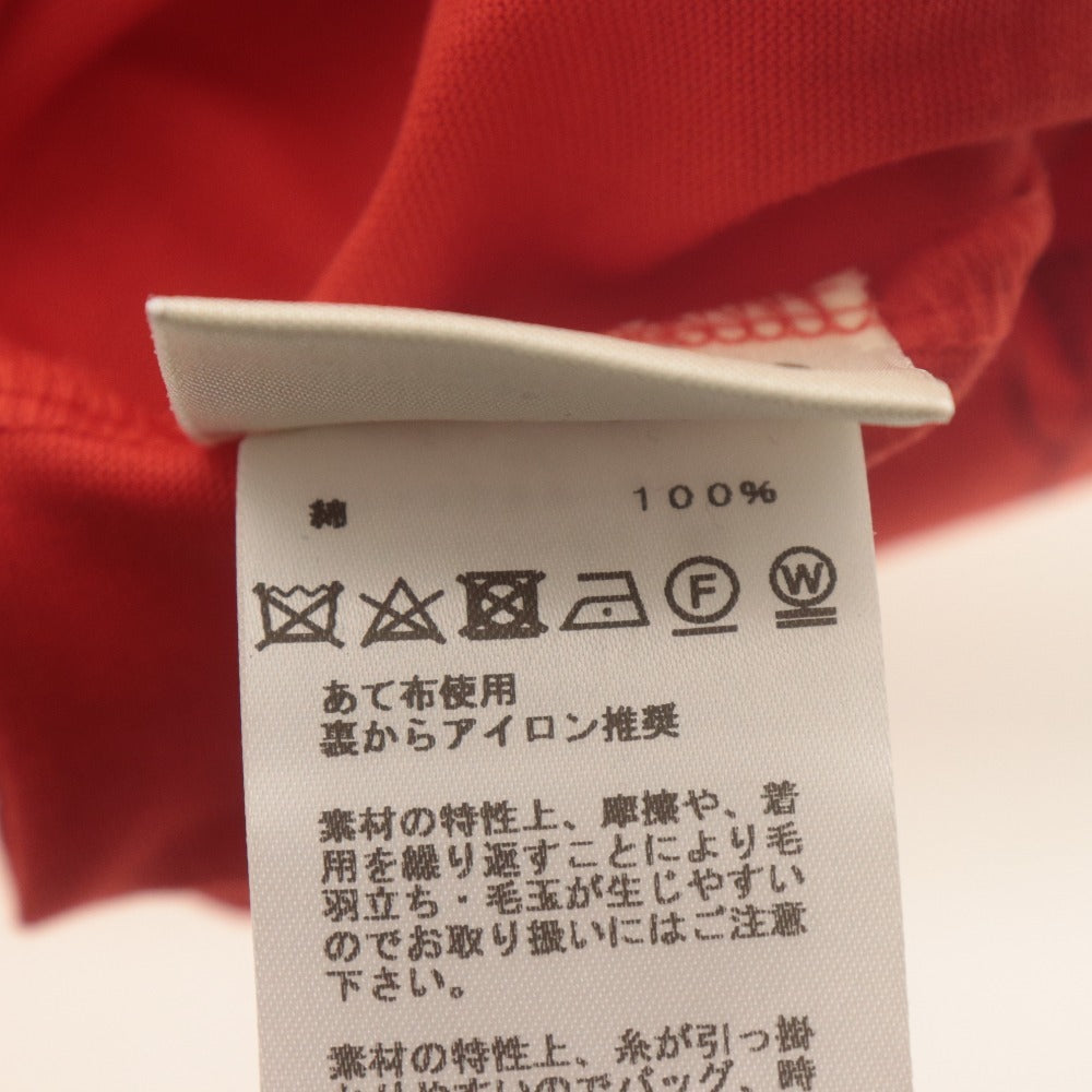 ■ HERMES エルメス Tシャツ ワンピース 半袖 トップス コットン 柄 レディース 34 オレンジ系