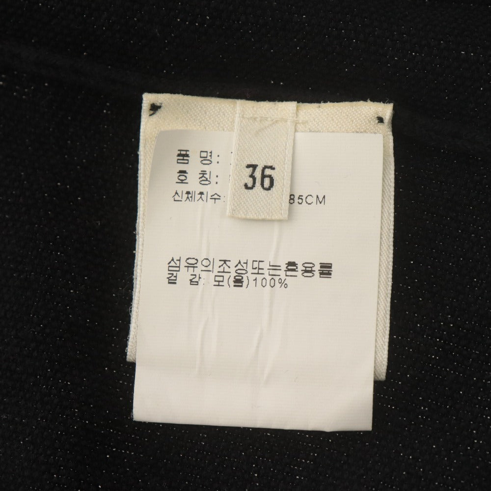 ■ HERMES エルメス カーディガン 長袖 トップス 薄手 ニット レディース 36 ネイビー