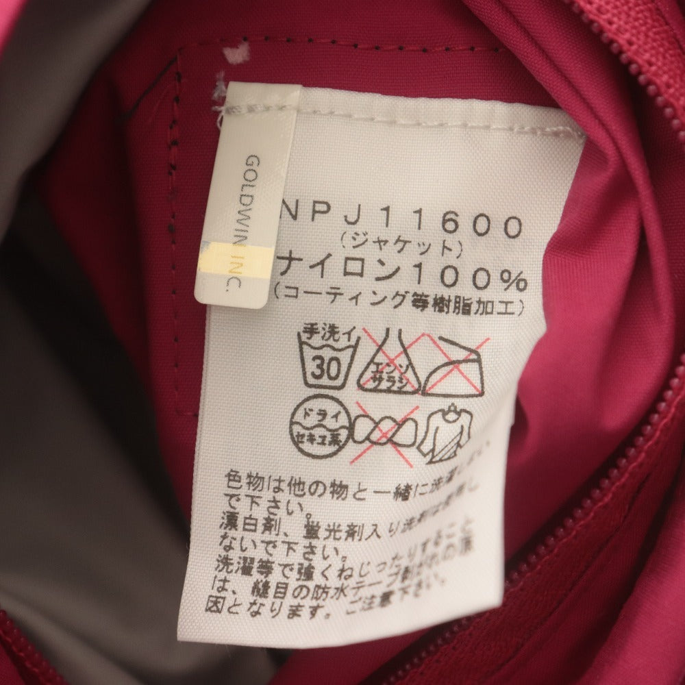 ■ ノースフェイス レインジャケット コート 長袖 アウター ツリーフロッグ NPJ11066 子供服 ジュニア キッズ 140 ピンク