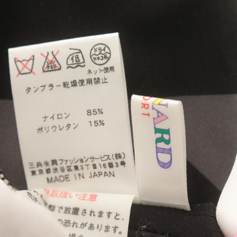■ レオナールスポーツ LEONARD SPORT パンツ ボトムス 日本製 花柄 ストレッチ 伸縮性 レディース 38(M相当） ピンク ブラック系