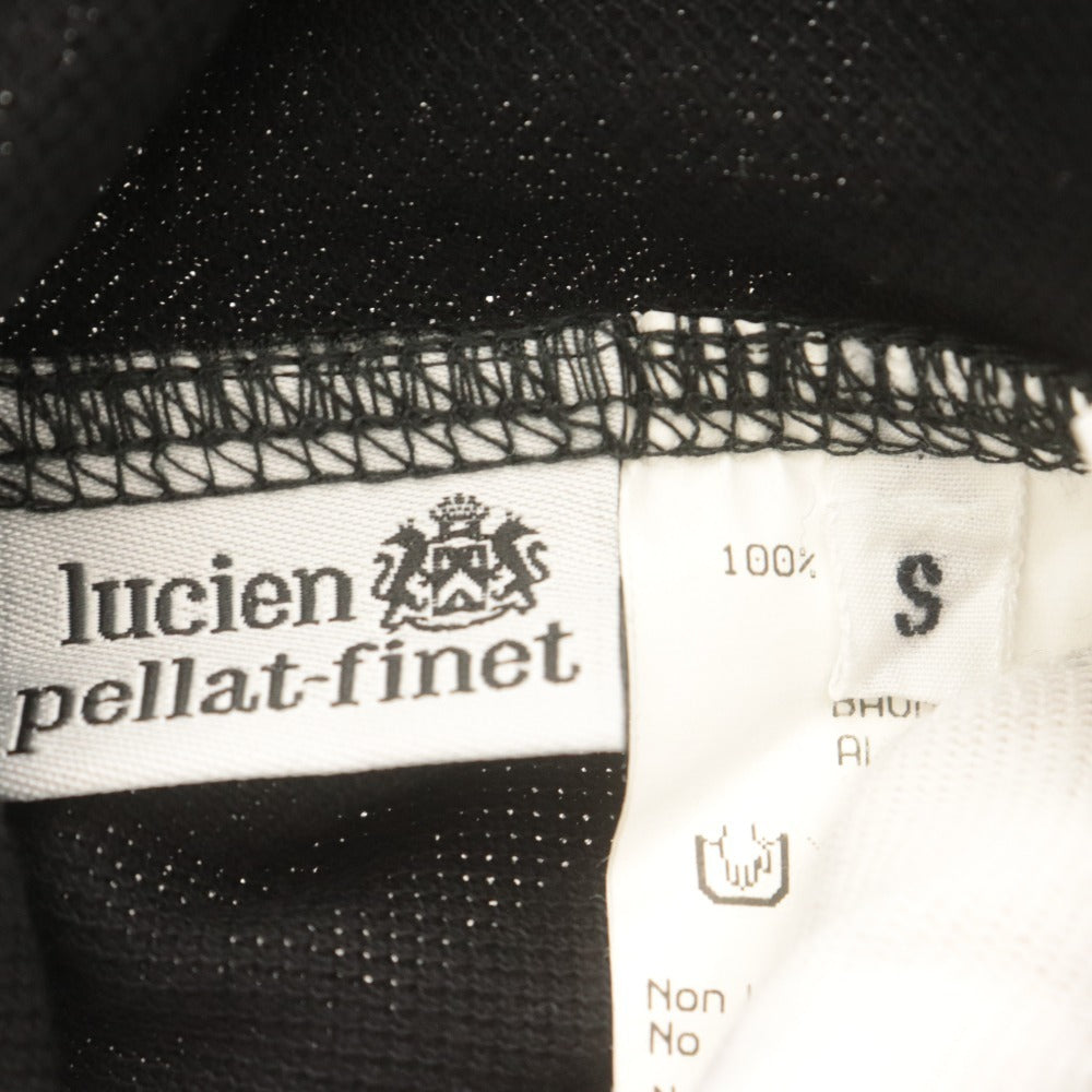 ■ ルシアン ペラフィネ Lucien Pellat-Finet ポロシャツ 半袖 トップス スカル ドクロ イタリア製 メンズ S ブラック