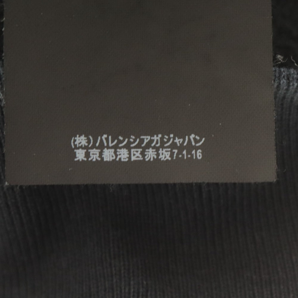 ■ バレンシアガ BALENCIAGA パーカー フーディー 長袖 トップス ロゴ Think Big 子供服 キッズ 10 (135-145相当）ブラック