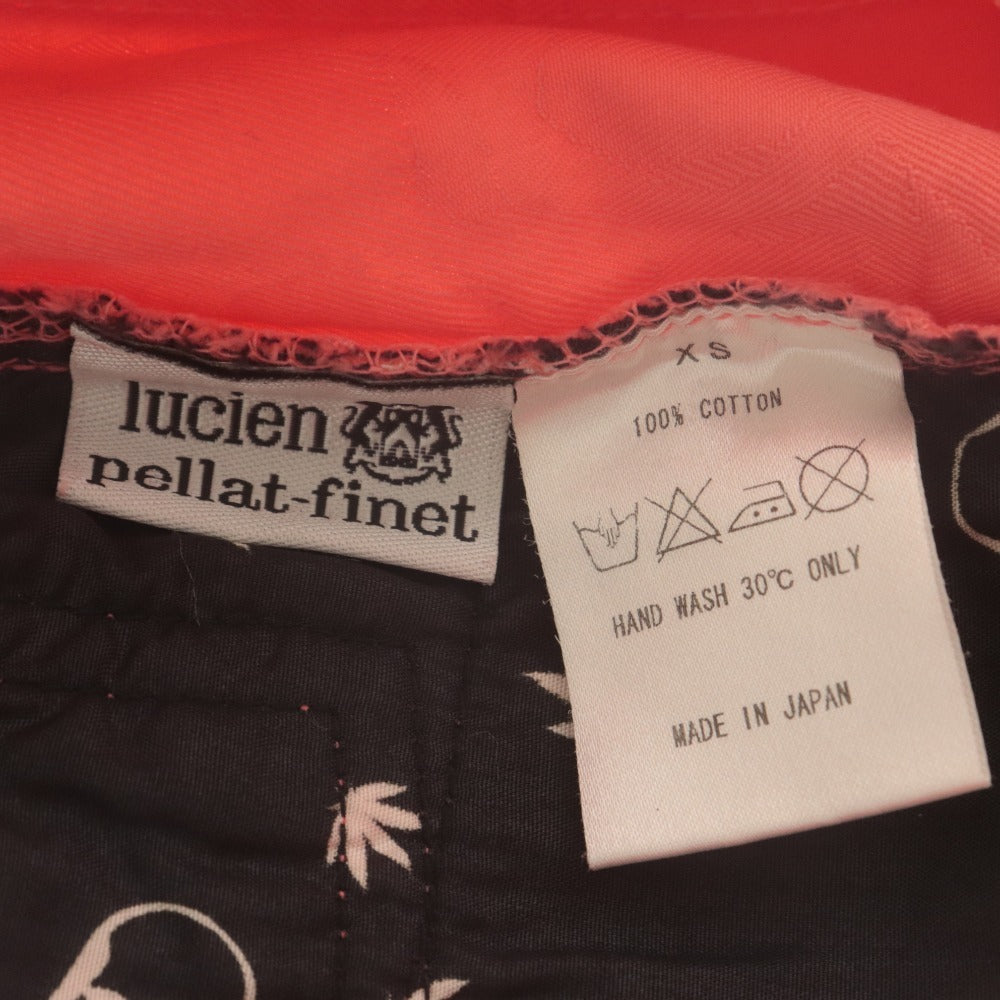 ■ ルシアン ペラフィネ Lucien Pellat-Finet ミニスカート ボトムス スカル ドクロ 日本製 レーディス XS ピンク系